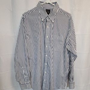 Jos A Bank  17 1/2 - 35 Long Sleeve Button Up